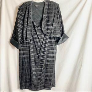 R&M Richards Jacket and Dress set Sz 24w